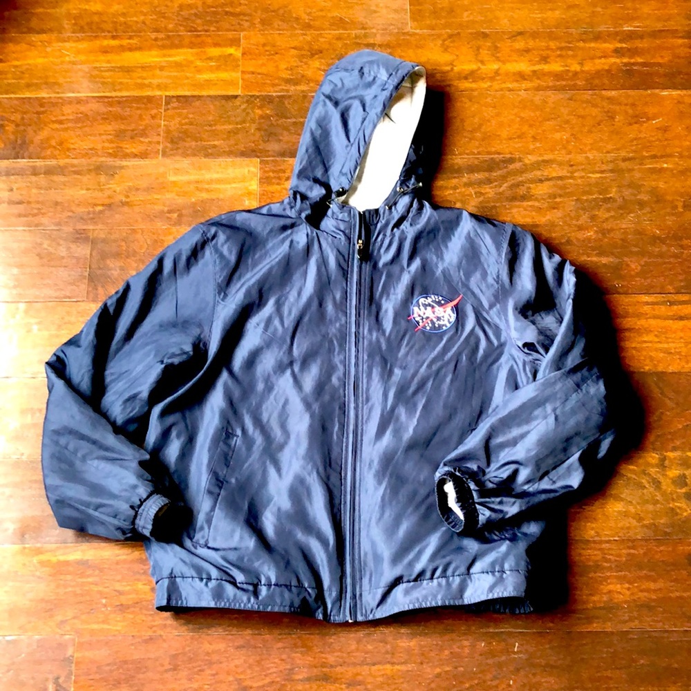 NASA hooded jacket Sz M.  EEUC